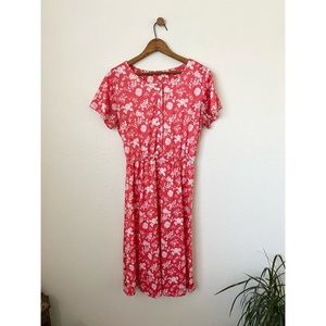 ✨Vintage Haband For Her Pink and White Floral Dress